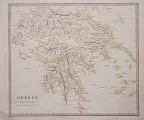 Greece Map.