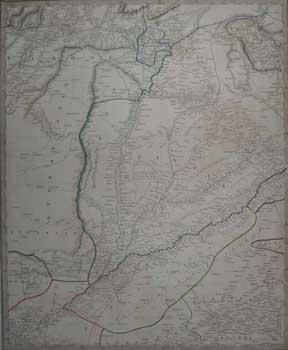 Punjab with part of Afghanistan Map.