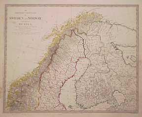 The Northern Provinces Of Sweden and Norway, with Part I of Russia.