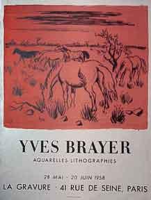 Yves Brayer Aquarelles-Lithographies.