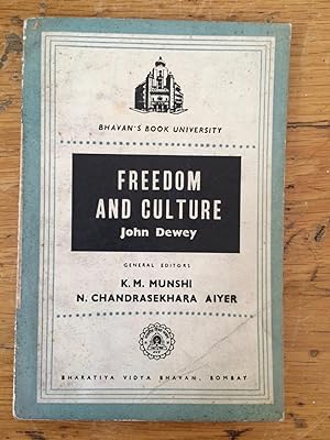 Seller image for Freedom and Culture for sale by Arthur Probsthain