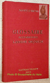 Seller image for Glossaire raisonn de la Langue Nioise. Prface de Robert Davril. Deuxime dition. for sale by Bouquinerie du Varis