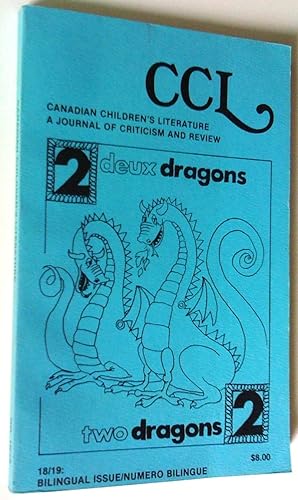 Image du vendeur pour Canadian Children's Literature. A Journal of Criticism and Review, nos 18/19, 1980 mis en vente par Claudine Bouvier