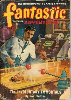 Seller image for FANTASTIC ADVENTURES: December, Dec. 1949 for sale by Books from the Crypt
