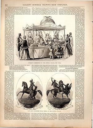 Seller image for PRINT: "Tuttle's Contribution to the Palace" .story & engraving from Gleason's Pictorial Drawing Room Companion, October 1, 1853 for sale by Dorley House Books, Inc.