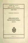 Seller image for Bibliografa francoespaola (1600-1715) for sale by Agapea Libros