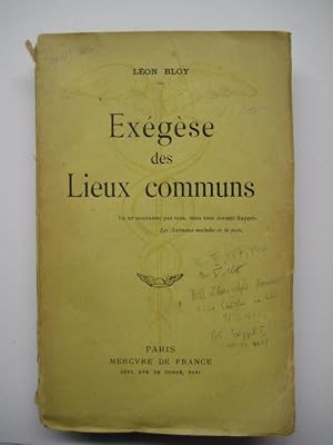 Exégèse des lieux communs. 2 Bde.