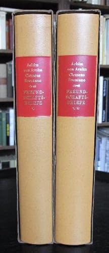 Freundschaftsbriefe. 1801 - 1829. Vollständige kritische Edition v. Hartwig Schultz.