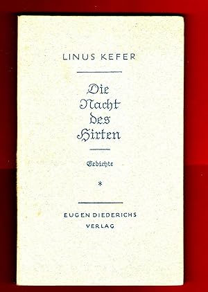 Die Nacht des Hirten. Gedichte 1. Auflage.