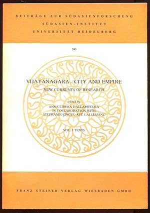 Vijayanagara--City and Empire: New Currents of Research (2 Vols.)