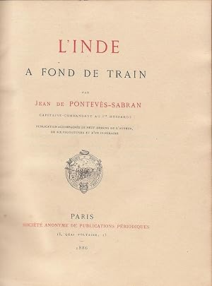 L'Inde à fond de train (COPY SIGNED)