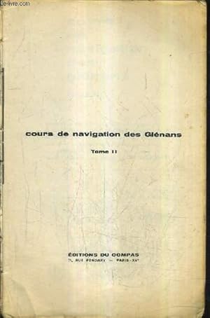 Seller image for COURS DE NAVIGATION DES GLENANS - EN DEUX TOMES - TOME 1 + TOME 2. for sale by Le-Livre