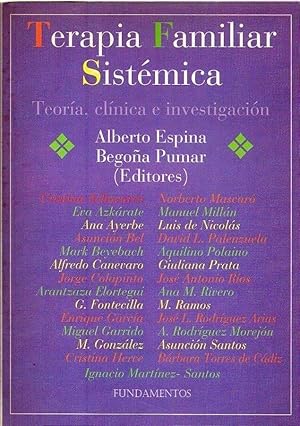 Seller image for TERAPIA FAMILIAR SISTEMICA. Teora, clnica e investigacin for sale by Buenos Aires Libros