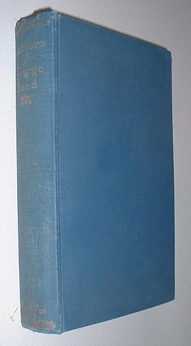 Seller image for Letters of George Sand for sale by Pauline Harries Books