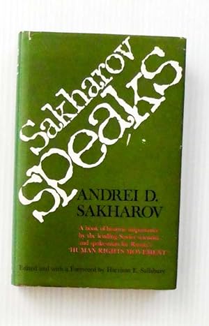 Seller image for Sakharov Speaks for sale by Adelaide Booksellers