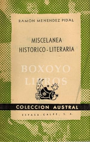 Miscelánea histórica-literaria