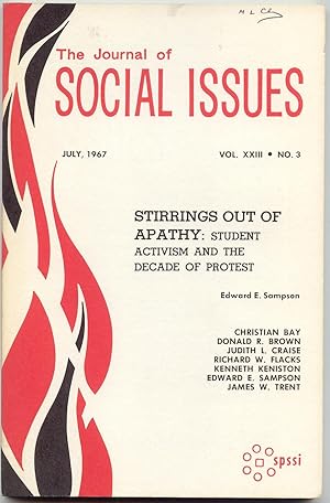 Imagen del vendedor de The Journal of Social Issues, Vol. XXIII, No. 3 a la venta por Curious Book Shop