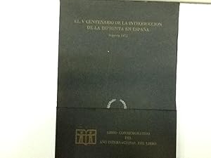 Imagen del vendedor de EL V CENTENARIO DE LA INTRODUCCION DE LA IMPRENTA ROMERO DE LECEA, CARLOS 1972 a la venta por LIBRERIA ANTICUARIA SANZ