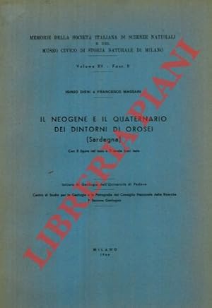 Immagine del venditore per Il Neogene e il Quaternario nei dintorni di Orosei (Sardegna) . venduto da Libreria Piani