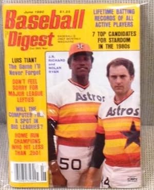 Bild des Verkufers fr Baseball Digest, June 1980 zum Verkauf von My Book Heaven