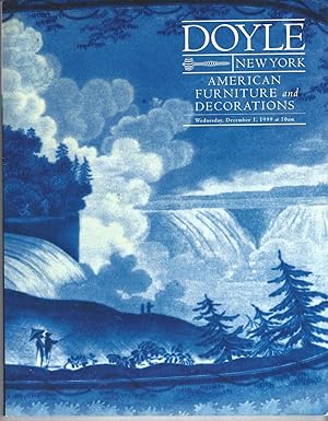 Seller image for [Auction Catalog] DOYLE: New York. AMERICAN FURNITURE AND DECORATIONS. Wednesday, December 1, 1999 for sale by Frey Fine Books