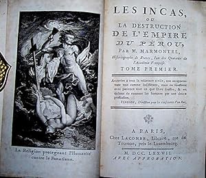 LES INCAS, Ou La Destruction De L'Empire Du Perou. In TWO VOLUMES. Paris, 1777, FIRST EDITIONS. L...