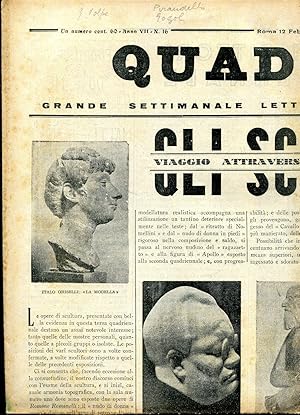 QUADRIVIO, grande settimanale letterario illustrato di Roma - 1939 n.06 del 12 febbraio 1939 ) - ...