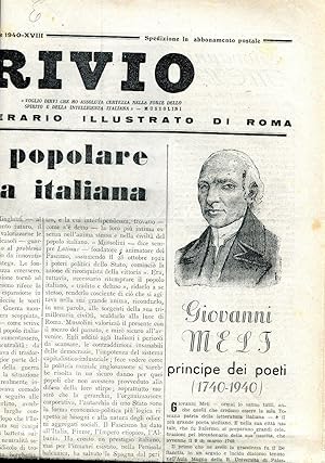 QUADRIVIO, grande settimanale letterario illustrato di Roma - 1940 n.25 del 14 aprile 1940 ) - an...