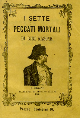 SETTE (I) peccati mortali di Gigi Nasone. A spese dell'editore Eugenio Salani.