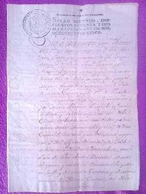 DOCUMENTO DE REUS Y TARRAGONA NOMBRANDO, FCO Y J. ESTAPAR, PAU ANTON, M. PUIGRUBI Y P. CANALS 1805