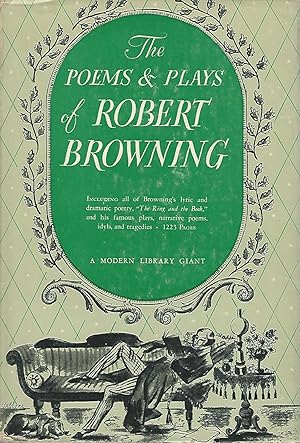 Seller image for The Poems and Plays of Robert Browning for sale by Dorley House Books, Inc.