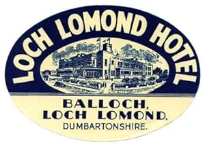 Baggage label for Loch Olmond Hotel.