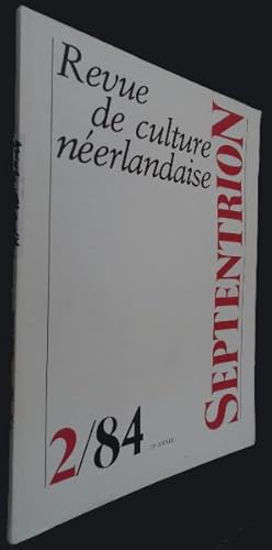 Imagen del vendedor de Revue de culture nerlandaise Septentrion a la venta por Abraxas-libris