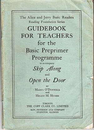 Imagen del vendedor de Guidebook for Teachers for the Basic Preprimer Programme to Accompany Skip Along and Open the Door a la venta por Riverwash Books (IOBA)
