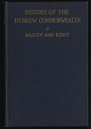 Seller image for History of the Hebrew Commonwealth for sale by Between the Covers-Rare Books, Inc. ABAA