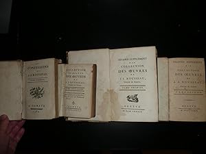 Image du vendeur pour Les Confessions , 1782 et 1789, Edition Originale mis en vente par A La Recherche Du Temps Perdu