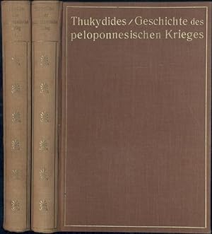 Geschichte des Peloponnesischen Krieges. Übers. v. Theodor Braun. 2 Bände.