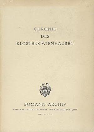 Bild des Verkufers fr Chronik des Klosters Wienhausen. Eingeleitet u. erlutert v. Horst Appuhn. zum Verkauf von Antiquariat Kaner & Kaner GbR