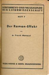 Konvolut: Diss., Habil., Monographien (u.a. Der Raman-Effekt) u. ca. 100 deutsche u. englische Au...