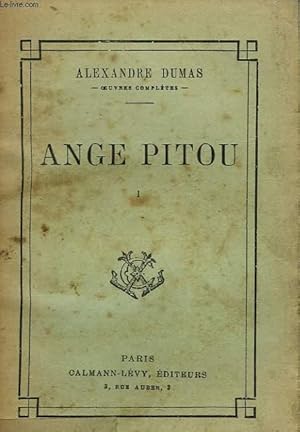 Image du vendeur pour ANGE PITOU. TOME 1. mis en vente par Le-Livre