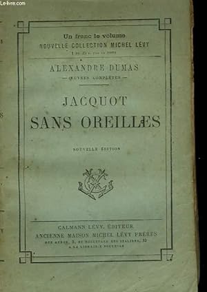 Immagine del venditore per JACQUOT SANS OREILLES. venduto da Le-Livre