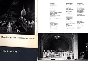 Bild des Verkufers fr Heft 12, Spielzeit 1960/61 "Die Entfhrung aus dem Serail" / Heft 1, Spielzeit 1961/62 "Hoffmanns Erzhlungen" / Heft 1, Spielzeit 1962/63 "Eugen Onegin". Programmhefte der Hamburgischen Staatsoper-Konvolut von 3 Heften. zum Verkauf von Antiquariat Carl Wegner