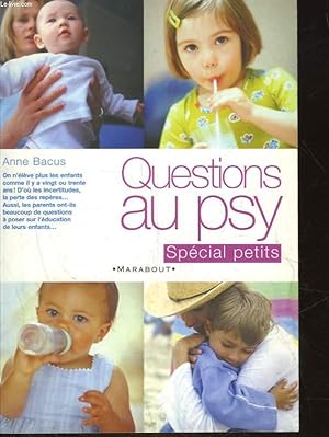 Bild des Verkufers fr QUESTION AU PSY SPECIAL PETITS zum Verkauf von Le-Livre