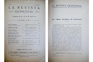 Imagen del vendedor de La Revista Quincenal. Ao I. Nmero 12. Junio 1917. [Salvador Minguijn: Los nuevos derroteros del catalanismo; Maximiliano Arboleya: Sobre la situacin del Papa. Por entre dos escollos; Marqus de Morella (Luis Montesino y Fernndez-Espartero): Cuestiones vitales. Comunicaciones y transportes; Pedro Sangro y Ros de Olano: El Ferrerismo en Alemania; Anselmo Gascn de Gotor: La escultura francesa. Rodin; Humberto Prez de la Ossa: Los hroes vuelven; Mariano Rubio y Vellv: Crnicas de la Gran Guerra]. a la venta por Hesperia Libros