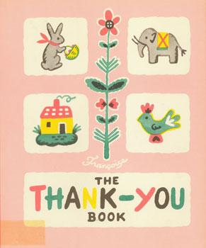 Dust-Jacket for The Thank-You Book.