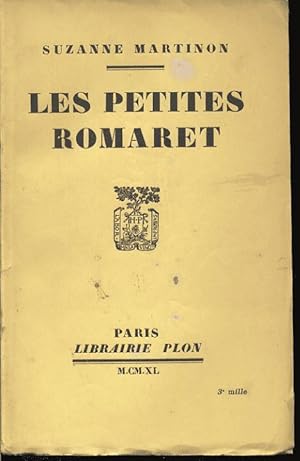 Immagine del venditore per Les petites Romaret venduto da L'ivre d'Histoires
