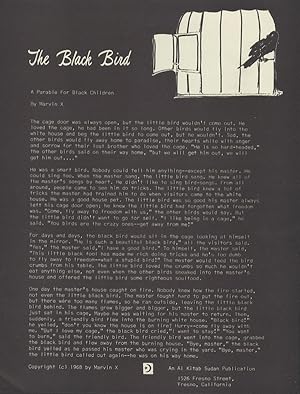 Broadside: The Black Bird: A Parable for Black Children