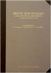 Bild des Verkufers fr Breve raguaglio degl'incendi di Mongibello zum Verkauf von Antica Libreria Srl