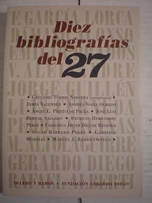 Seller image for Diez bibliografas del 27 for sale by Librera Antonio Azorn