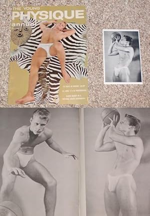 Seller image for MALE NUDE: JIM STRYKER: "BASKETBALL IN JOCKSTRAP" PHOTOGRAPHS BY WALTER KUNDZICZ - Rare Fine Set: Copy of Contemporary Silver-Gelatin Photographic Print With The Young Physique Magazine Annual Issue - ONLY SET ONLINE for sale by ModernRare